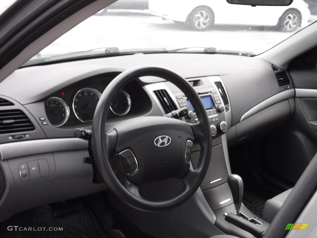 2009 Sonata GLS - Willow Gray / Gray photo #13