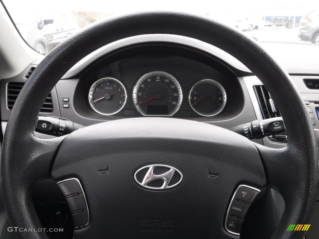 2009 Sonata GLS - Willow Gray / Gray photo #16