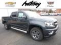 Cyber Gray Metallic 2017 Chevrolet Colorado Z71 Crew Cab 4x4