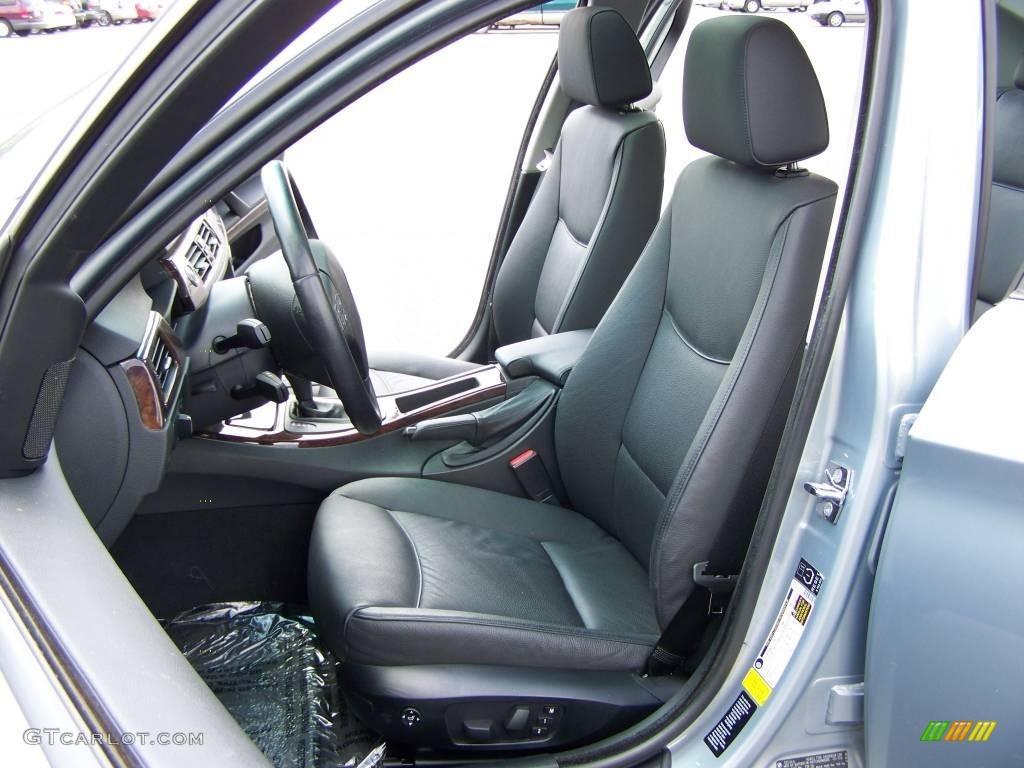 2006 3 Series 325xi Sedan - Quartz Blue Metallic / Black photo #9
