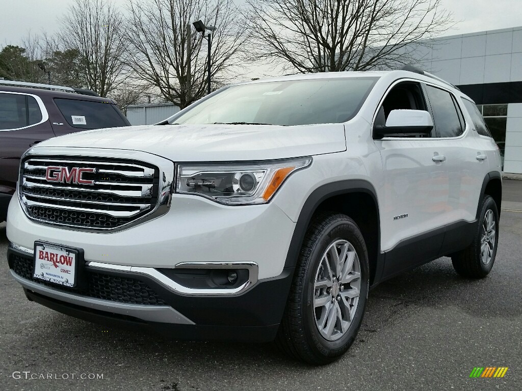 White Frost Tricoat GMC Acadia