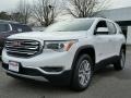 2017 White Frost Tricoat GMC Acadia SLE  photo #1