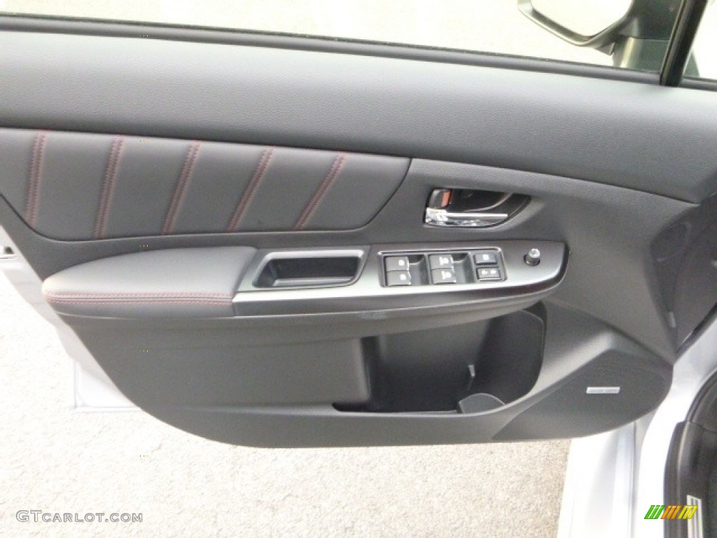 2017 Subaru WRX STI Limited Carbon Black Door Panel Photo #117476564