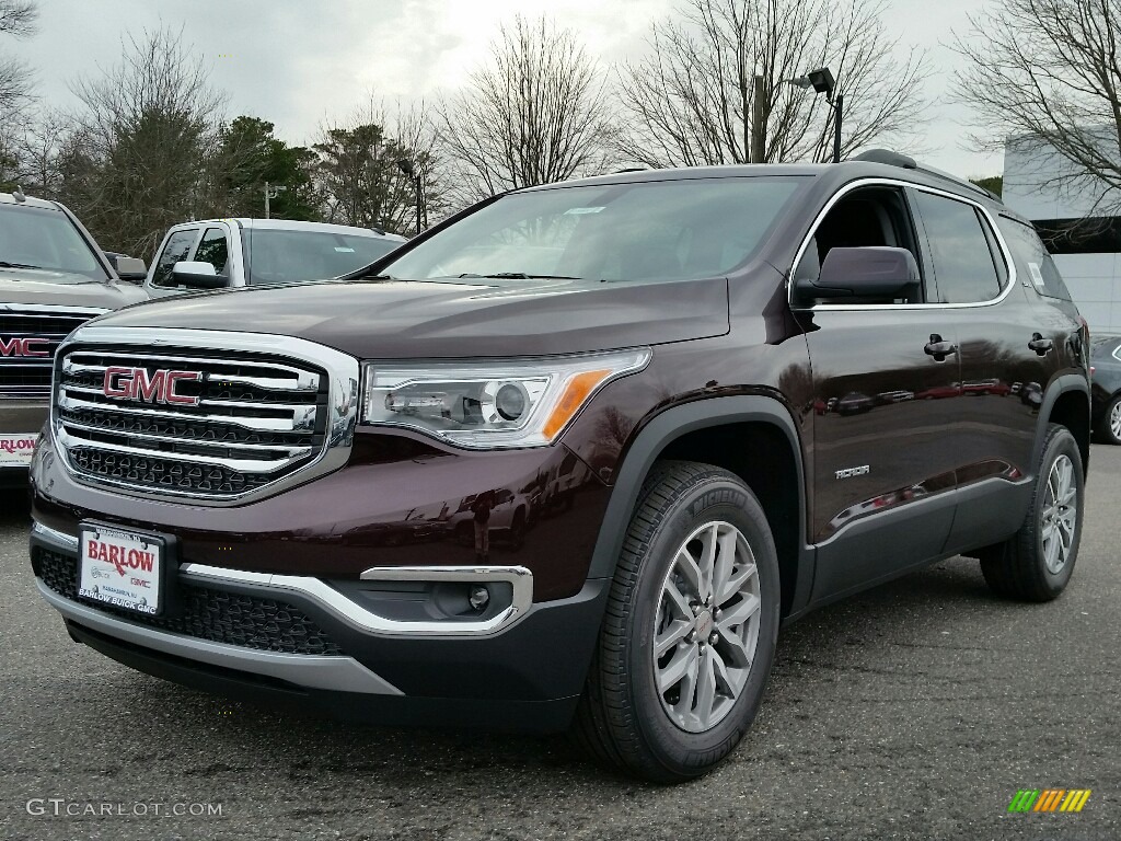 Black Cherry Metallic GMC Acadia