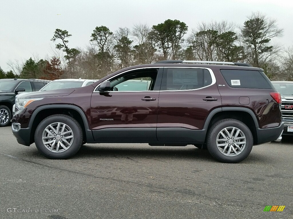 Black Cherry Metallic 2017 GMC Acadia SLE Exterior Photo #117476696