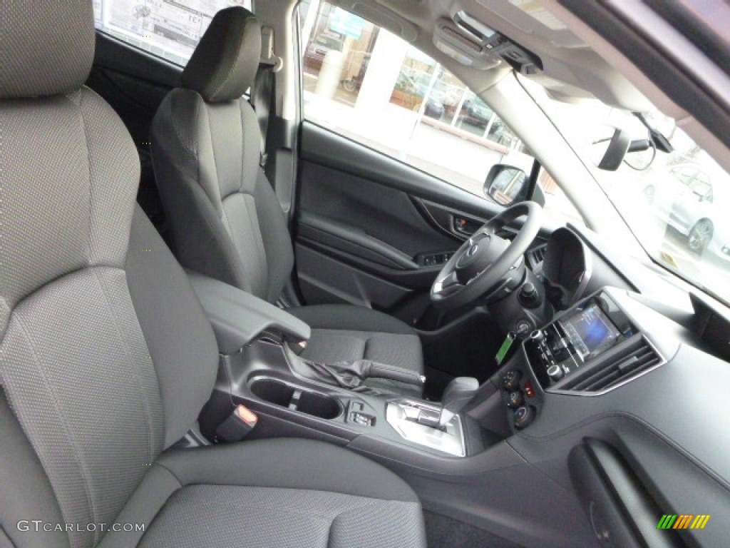 Black Interior 2017 Subaru Impreza 2.0i Premium 5-Door Photo #117476747