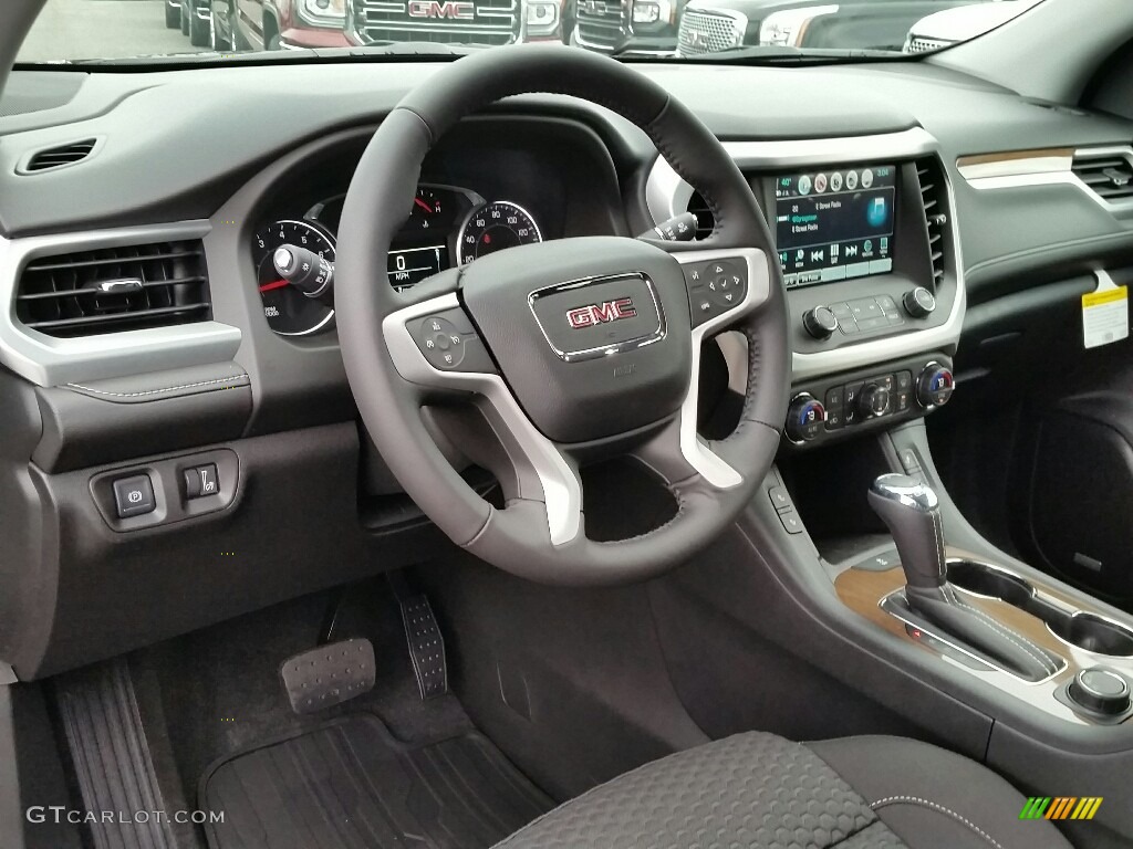 Jet Black Interior 2017 GMC Acadia SLE Photo #117476795