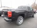 2017 Black Chevrolet Silverado 1500 Custom Double Cab 4x4  photo #7