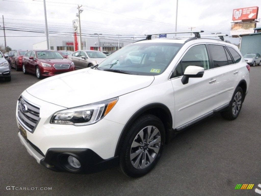 2017 Outback 2.5i Touring - Crystal White Pearl / Java Brown photo #10