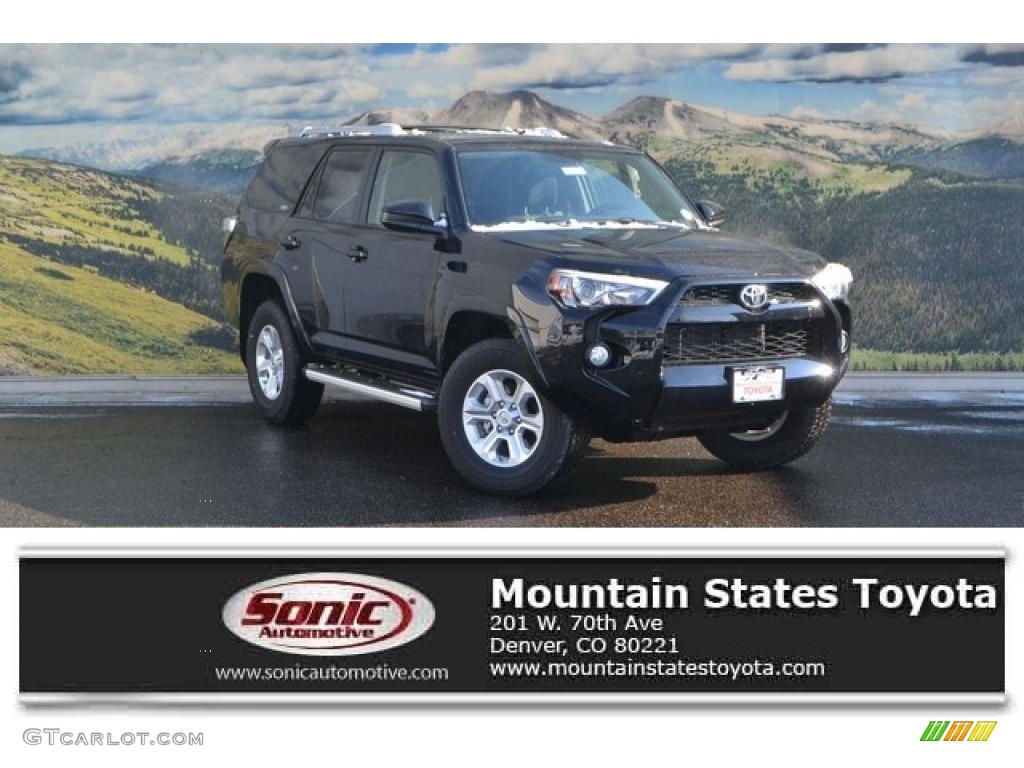 Midnight Black Metallic Toyota 4Runner