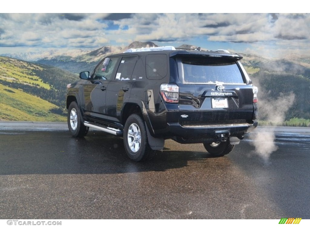2016 4Runner SR5 4x4 - Midnight Black Metallic / Black photo #3