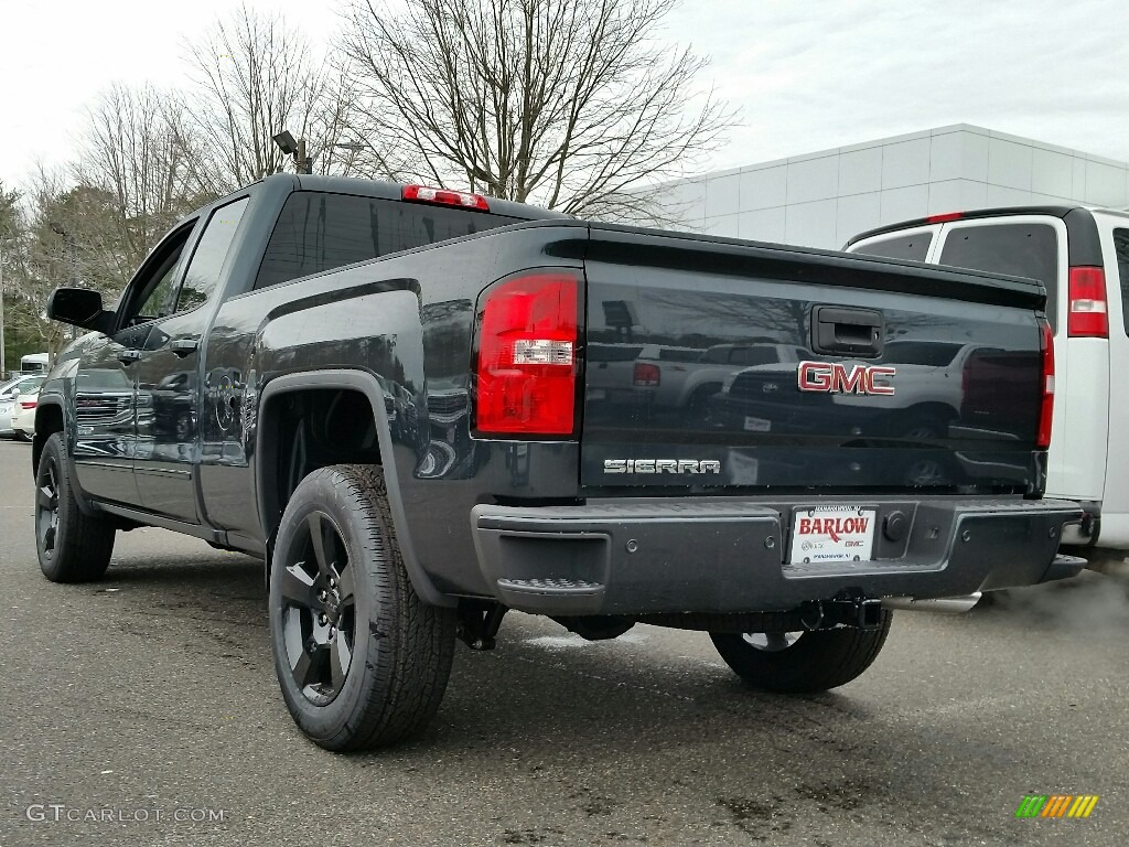 2017 Sierra 1500 Elevation Edition Double Cab 4WD - Dark Slate Metallic / Dark Ash/Jet Black photo #4