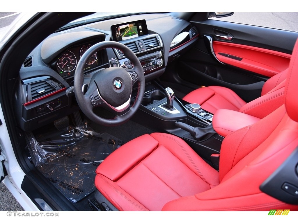 Coral Red Interior 2016 BMW 2 Series 228i xDrive Convertible Photo #117479360
