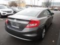 2013 Polished Metal Metallic Honda Civic LX Coupe  photo #6