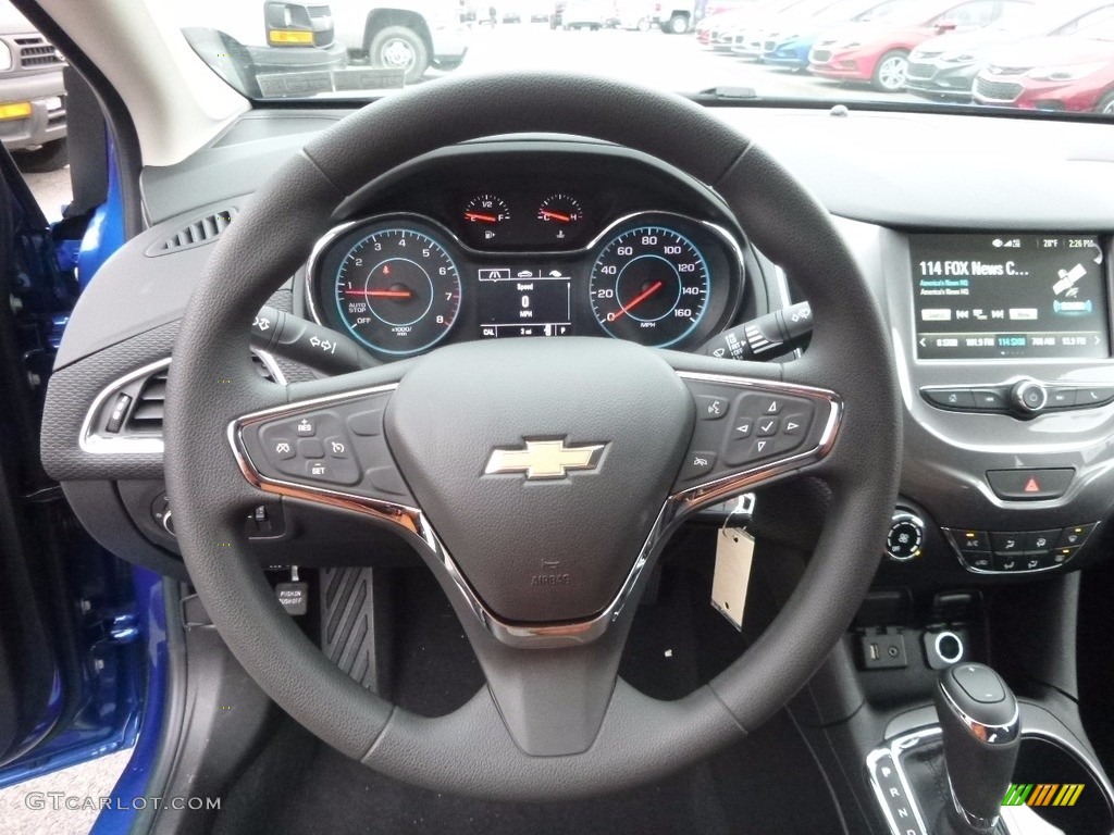 2017 Chevrolet Cruze LT Jet Black Steering Wheel Photo #117481175