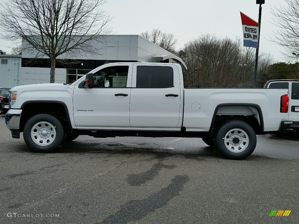 Summit White 2017 GMC Sierra 2500HD Crew Cab 4x4 Exterior Photo #117481661