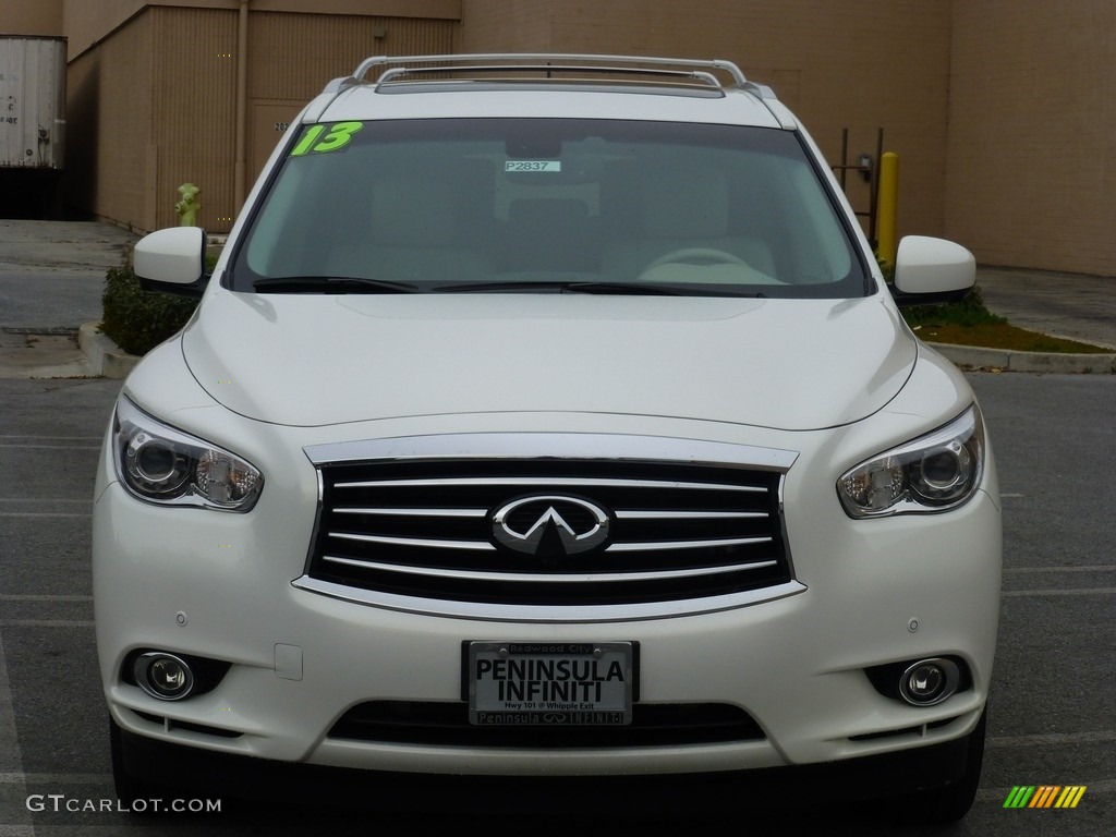 2013 JX 35 AWD - Moonlight White / Wheat photo #3