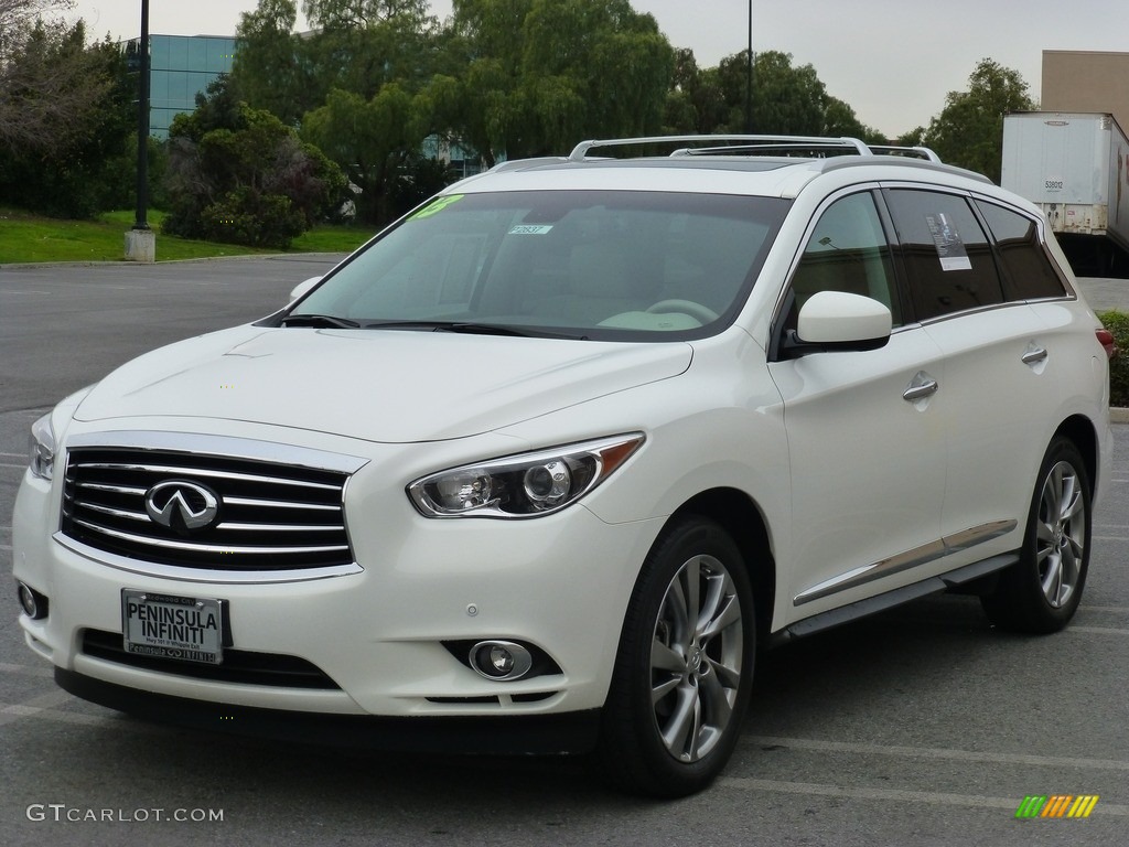 2013 JX 35 AWD - Moonlight White / Wheat photo #5