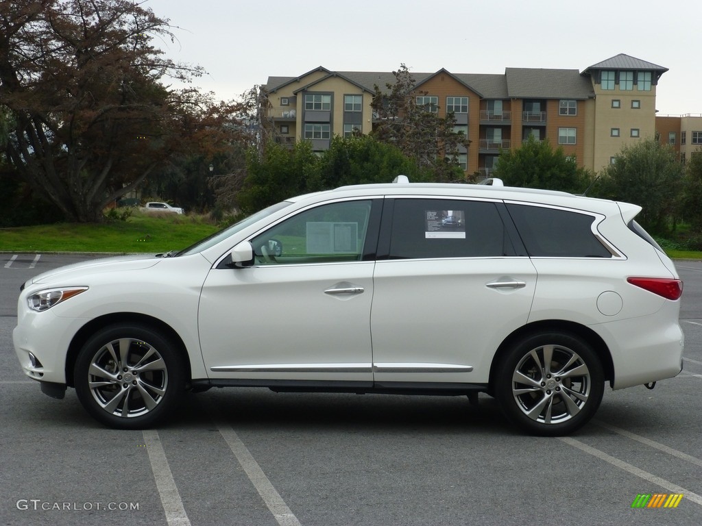 2013 JX 35 AWD - Moonlight White / Wheat photo #7