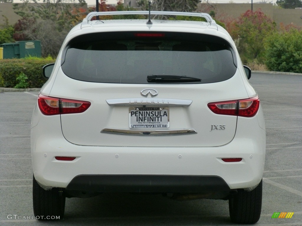 2013 JX 35 AWD - Moonlight White / Wheat photo #11