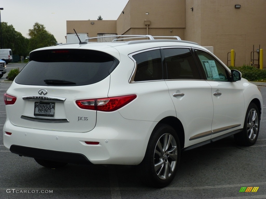 2013 JX 35 AWD - Moonlight White / Wheat photo #12