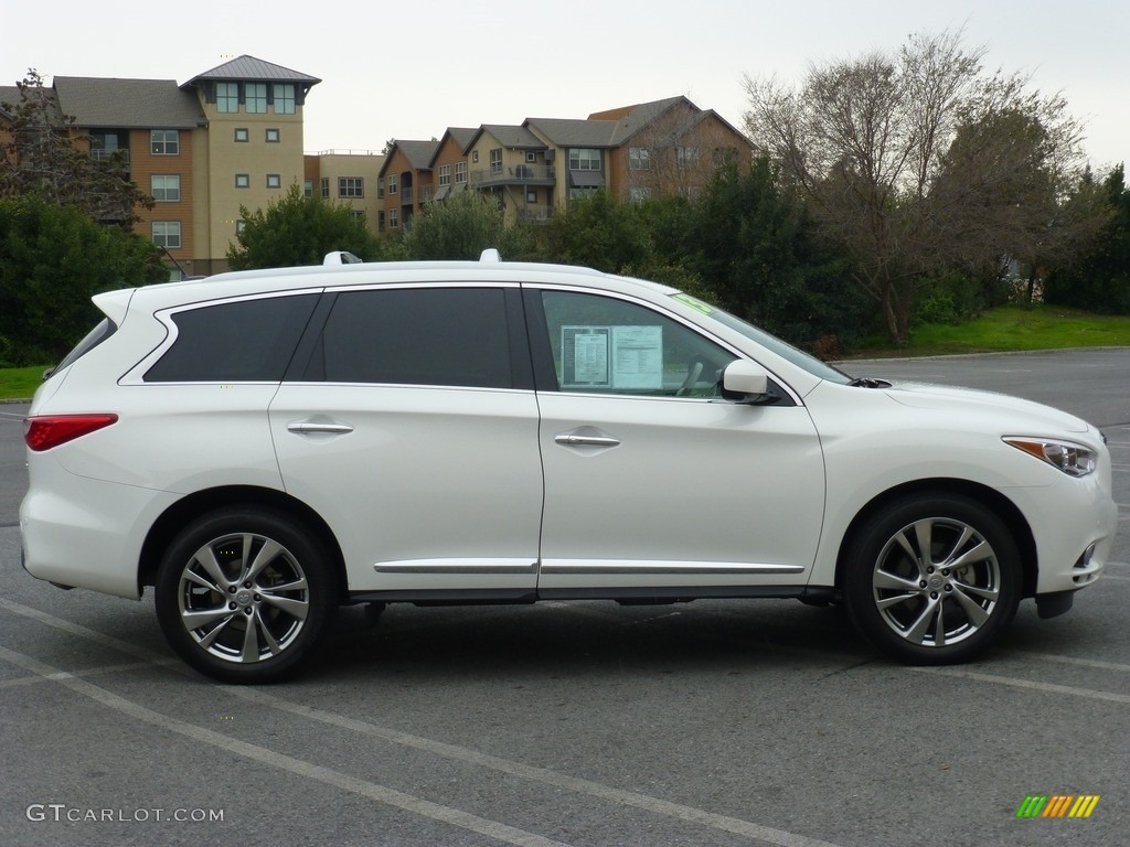 2013 JX 35 AWD - Moonlight White / Wheat photo #13