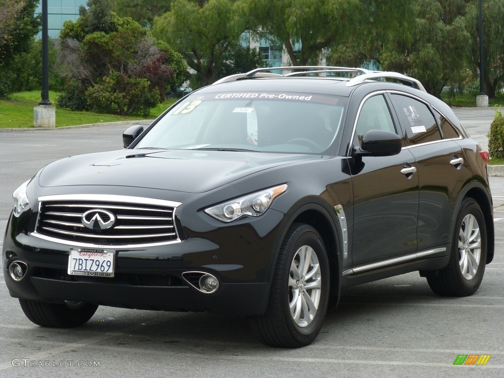 2013 FX 37 AWD - Black Obsidian / Graphite photo #25