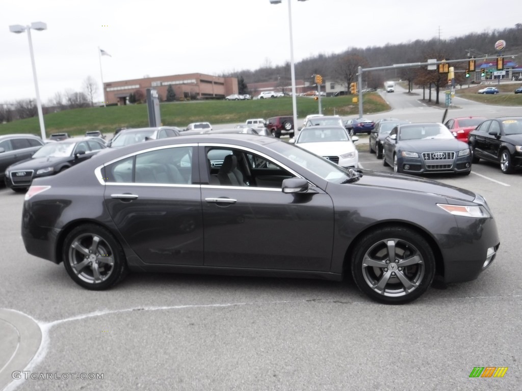 2011 TL 3.7 SH-AWD Technology - Grigio Gray Metallic / Taupe Gray photo #8