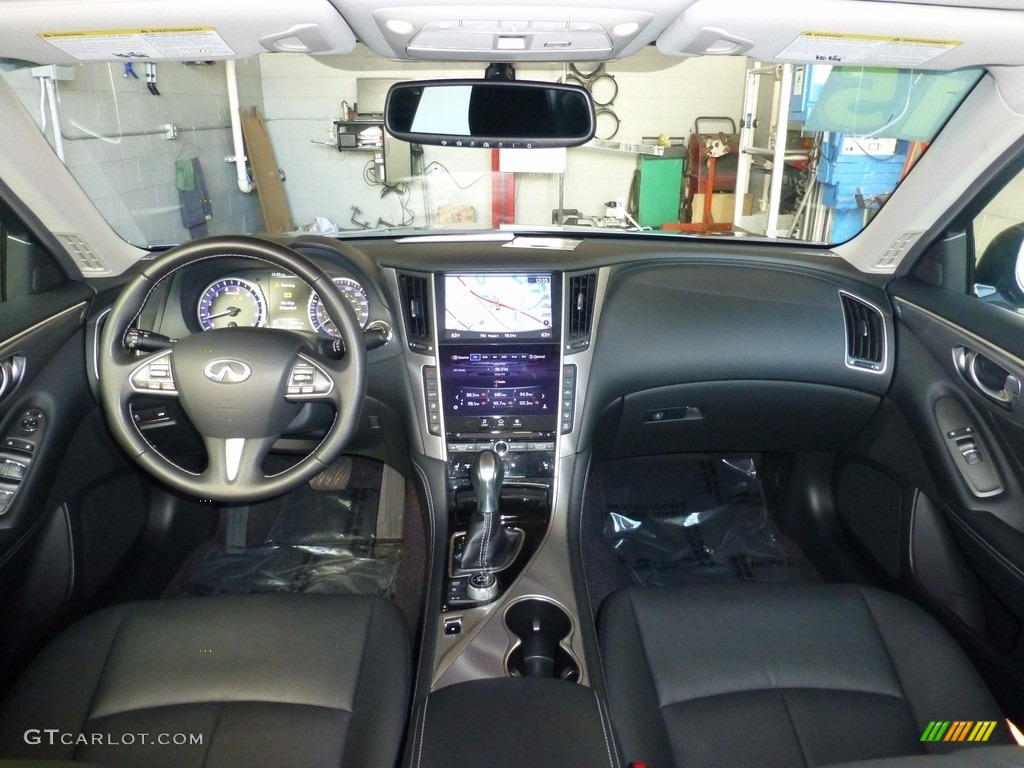 2015 Q50 3.7 - Hagane Blue / Graphite photo #2