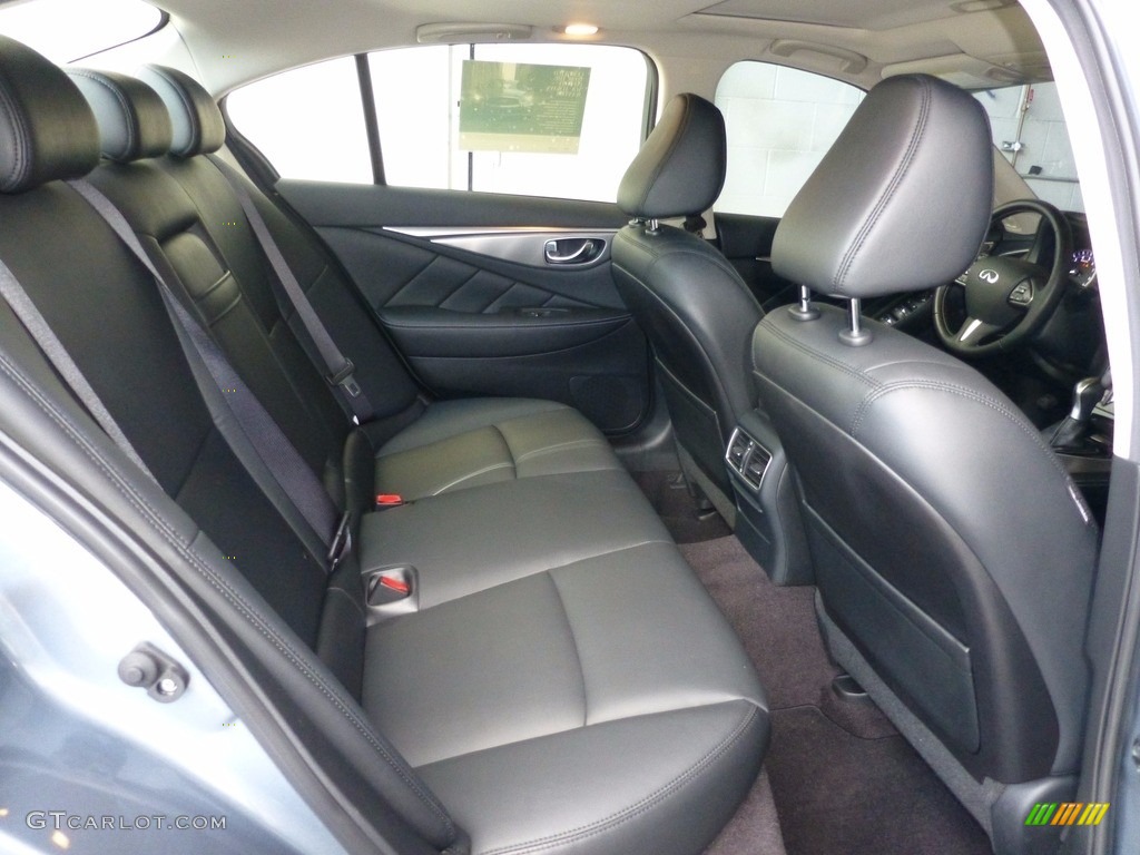2015 Q50 3.7 - Hagane Blue / Graphite photo #4