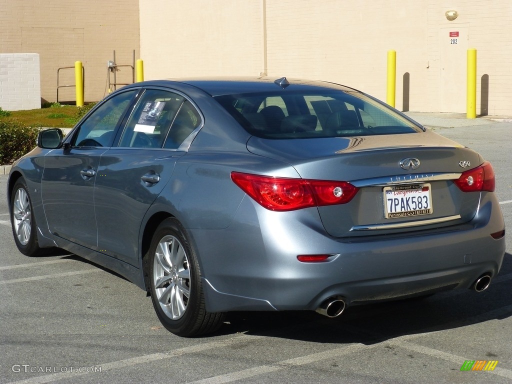 2015 Q50 3.7 - Hagane Blue / Graphite photo #7