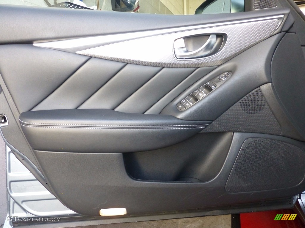 2015 Q50 3.7 - Hagane Blue / Graphite photo #13