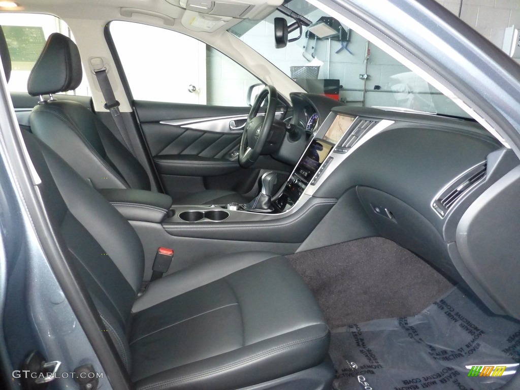 2015 Q50 3.7 - Hagane Blue / Graphite photo #18