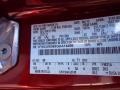 RR: Ruby Red Metallic 2016 Ford Escape SE 4WD Color Code