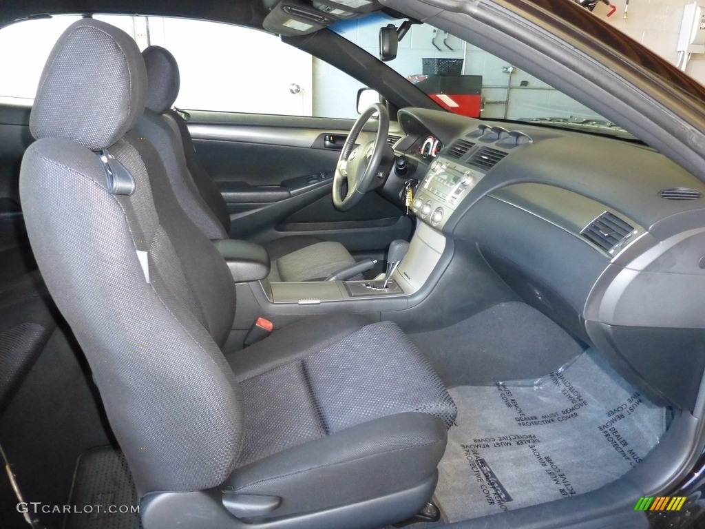 2008 Solara SE V6 Convertible - Black / Dark Stone photo #18