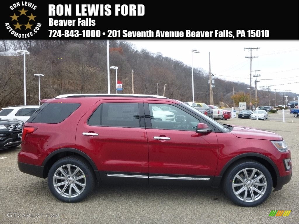 Ruby Red Ford Explorer