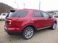 2017 Ruby Red Ford Explorer Limited 4WD  photo #2