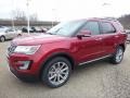 2017 Ruby Red Ford Explorer Limited 4WD  photo #6