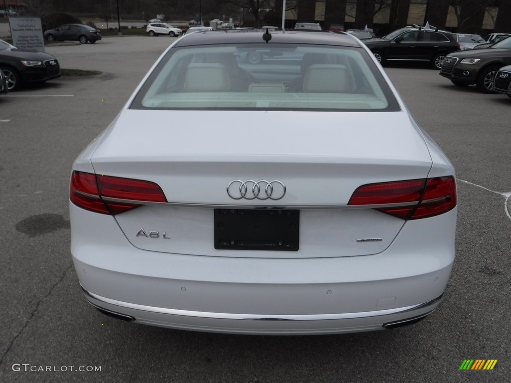 2016 A8 L 3.0T quattro - Ibis White / Velvet Beige photo #13