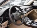 2016 Audi A8 Velvet Beige Interior Dashboard Photo