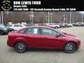 Ruby Red 2017 Ford Focus SEL Sedan