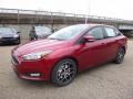 Ruby Red 2017 Ford Focus SEL Sedan Exterior