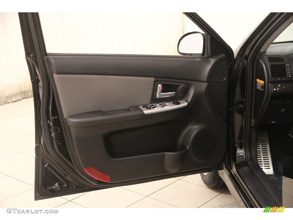 2008 Spectra LX Sedan - Black / Black photo #4