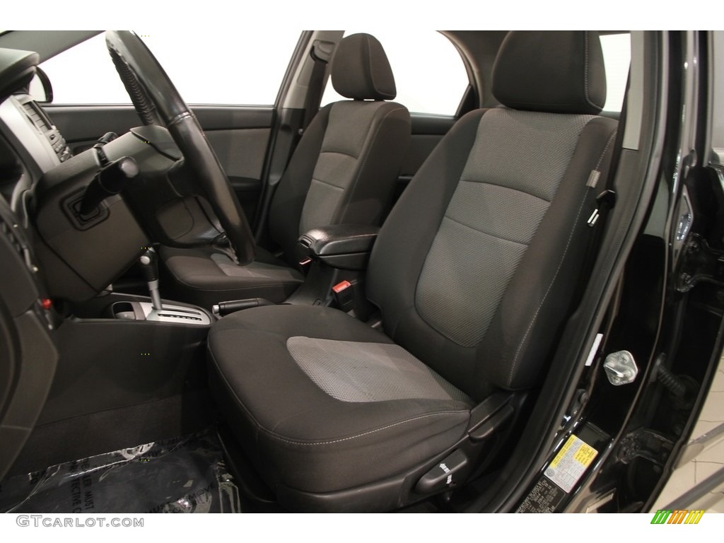 2008 Spectra LX Sedan - Black / Black photo #5