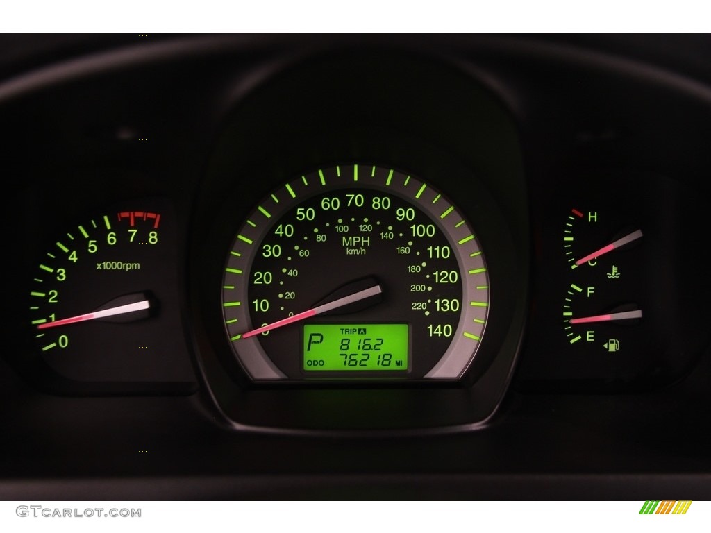 2008 Spectra LX Sedan - Black / Black photo #7