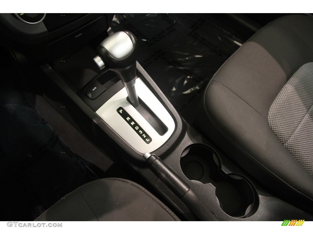 2008 Spectra LX Sedan - Black / Black photo #9