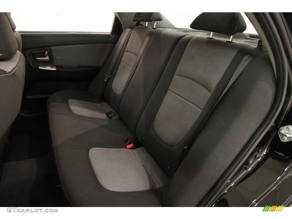 2008 Spectra LX Sedan - Black / Black photo #12