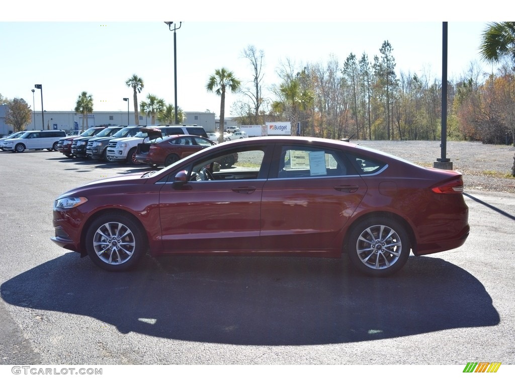 2017 Fusion SE - Ruby Red / Ebony photo #8