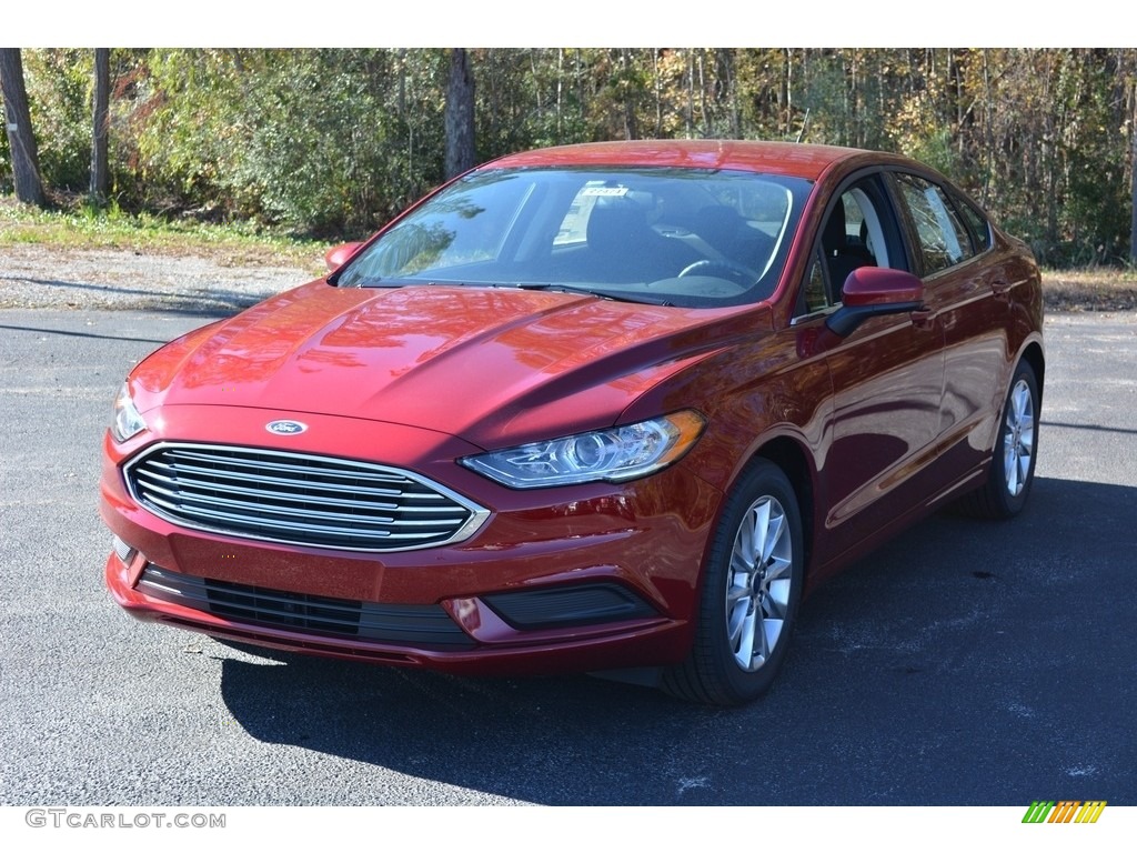 2017 Fusion SE - Ruby Red / Ebony photo #9