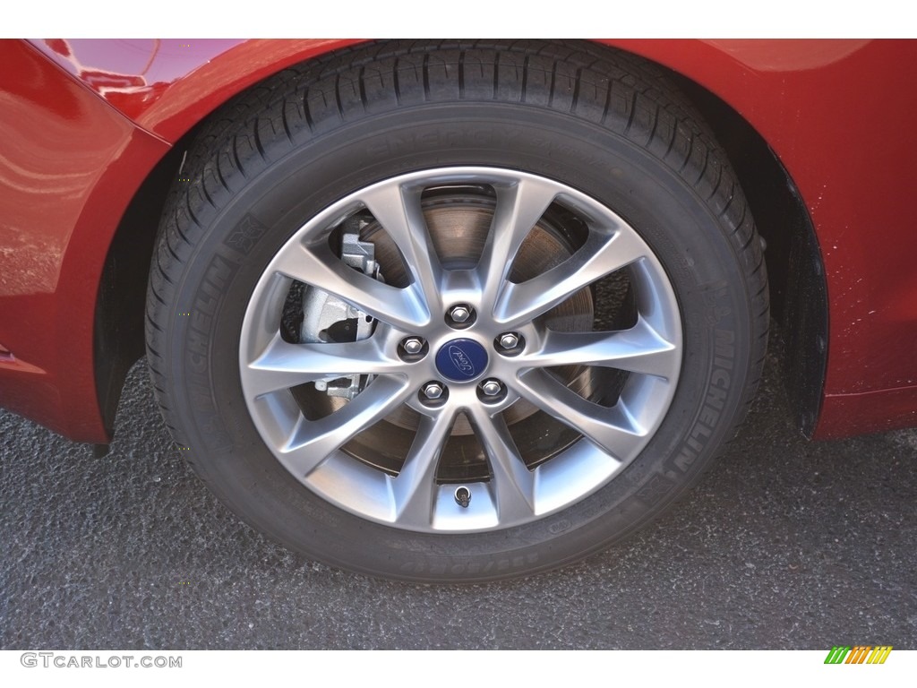 2017 Fusion SE - Ruby Red / Ebony photo #11